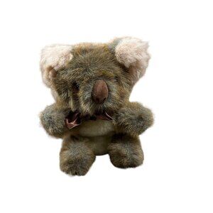Vintage Koala Bear Plush America Wego Aussie Toy Stuffed Animal Realistic Bow 7”